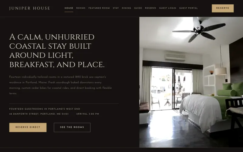 B&B & Hospitality in the Charcoal & Parchment style