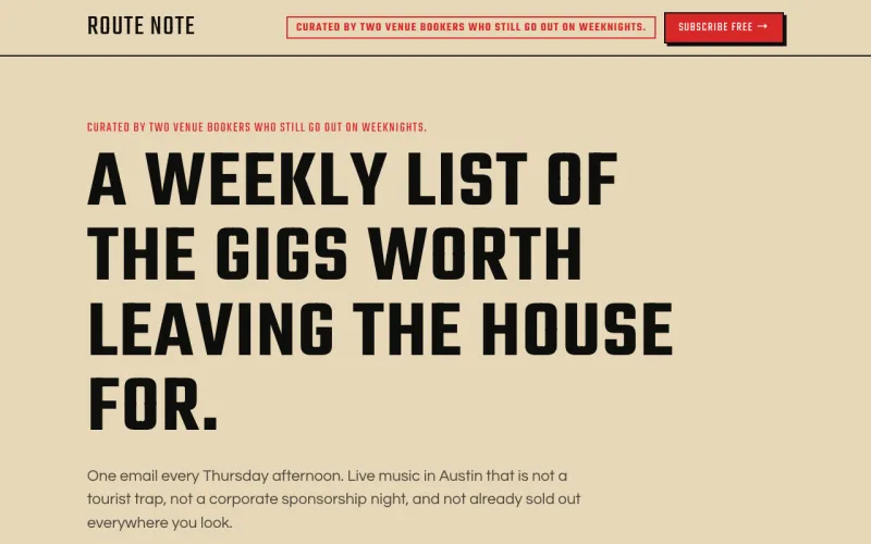 One-Pager & Launch starter site, home page