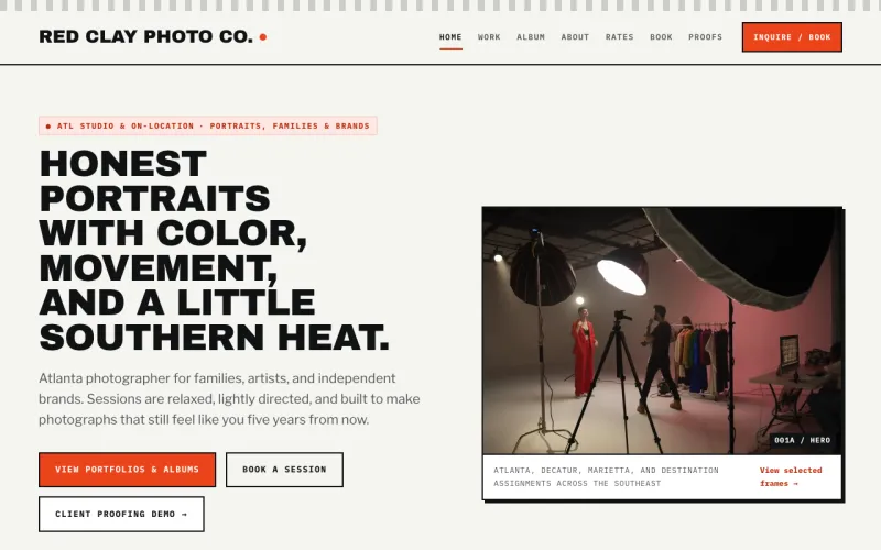 Photography in the Contact Sheet & Vermilion style