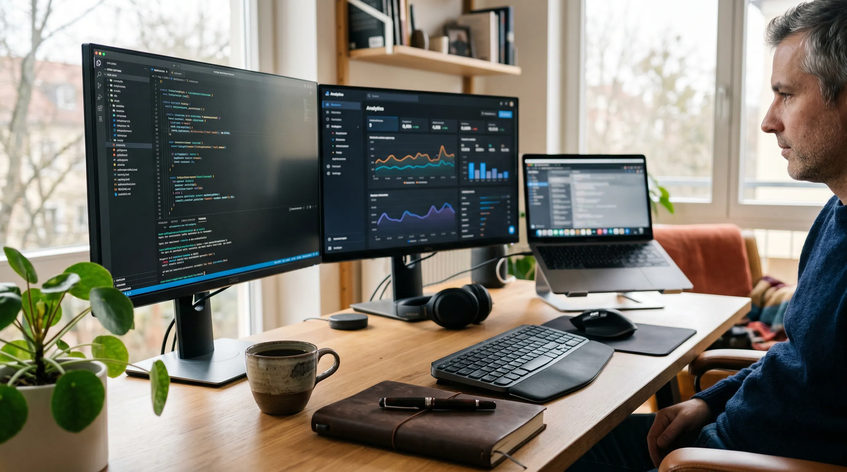 Custom software build at a workstation